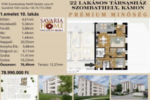 Prémium lakásprojekt - 1. emelet 10. lakás