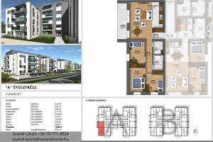 2. emeleti, 3 szoba + nappalis, újépítésű lakás foglalható, Szombathely, Joskar-Ola